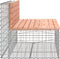 vidaXL - Tuinbank - schanskorfontwerp - 103x70x65 - cm - massief - douglashout