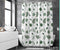 Loti Living Douchegordijn Anti Schimmel – Blaadjes - Inclusief ringen – Waterdicht - Polyester -