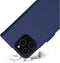 Mobiparts iPhone 16 Pro - Book Case - Echt leer - Magnetische sluiting - Blauw