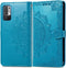 iMoshion Hoesje Geschikt voor Xiaomi Redmi Note 10 (5G) Hoesje Met Pasjeshouder - iMoshion Mandala Bookcase - Turquoise