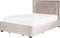 LIEVIN - Bed met opbergruimte - Beige - 140 x 200 cm - Fluweel
