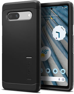Spigen Tough Armor - Soft case - TPU - Google Pixel 7a - Zwart