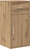 vidaXL - Dressoir - Artisan - Eiken - 38x34,5x75 - cm - Gelaagd - Hout