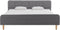 vidaXL-Bedframe-stof-lichtgrijs-160x200-cm
