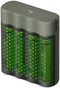 GP ReCyko M451 - Snellader - 4 AA/AAA batterijen - USB