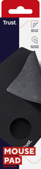 Trust 24193 - Muismat - Antislip rubberen onderkant - Zwart