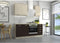 Chamonix Low Furniture Vier - 2 deuren - Melamine - Dark Oak Decor - L 60 x D 52 x H 82 cm