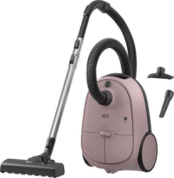 AEG AB61C1WP CLEAN 6000 - Stofzuiger met zak - HEPA 12 - Actieradius 12 m - Roze