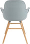 Zuiver Albert Kuip Eetkamerstoelen met armleuning Lichtgrijs - Set van 2
