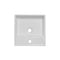 OCEANIC Wastafel keramische wastafel vierkante vorm 46x46x16 cm Len�