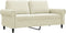 vidaXL - Tweezitsbank - 140 - cm - fluweel - crèmekleurig