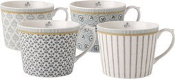 Laura Ashley Tea Collectables Mokken set van 4 - Geschenkset - Laag Assorti 30 cl.