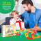 JUST23 KBGR100 - Magnetische Tegels Racebaan Set - 100 Stuks - Educatief Speelgoed - Groen