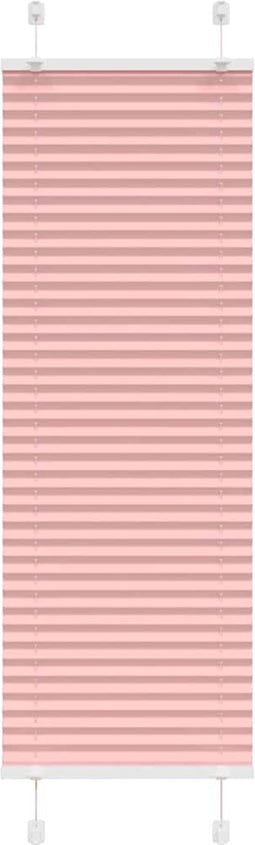 vidaXL - Plissé - rolgordijn - 45x150 - cm - stofbreedte - 44,4 - cm - polyester - roze