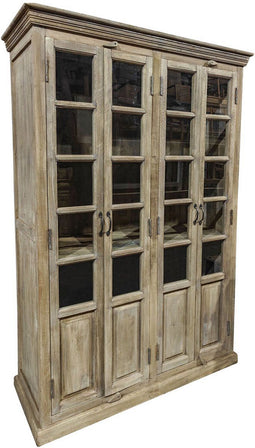 Display Standaard Home ESPRIT Wit Mangohout 135 x 50 x 210 cm