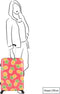 BHPPY Pretty Pineapple - Medium reiskoffer - Hardcase - 66 cm - 65L - Cijferslot - Zwenkwielen