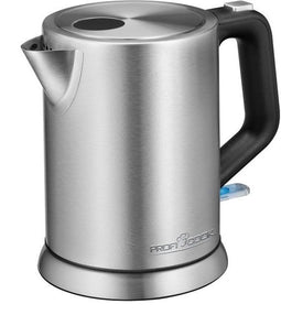 ProfiCook PC-WKS 1106 - Waterkoker 1L - RVS deksel 360° roterende voet - Zwart/RVS