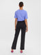 VERO MODA VMLUCCA MR STRAIGHT JERSEY PANT NOOS - Dames Broek - Rechtlopend - Maat S X L34