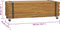 vidaXL - Salontafel - 110x45x38 - cm - massief - teakhout