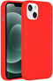 Accezz Liquid Silicone Backcover iPhone 13 Mini - Schokabsorberend - Rood