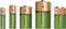 Duracell Recharge Ultra AAA - Oplaadbare batterijen - 800mAh - (4 stuks)