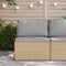 vidaXL - Ligbedkussen - voor - Rugleuning - Grijs - 80x40x12 - cm - Oxfordstof