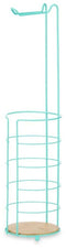 Toiletrolhouder Munt Metaal Bamboe 16,5 x 63,5 x 16,5 cm (4 Stuks)