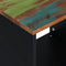 vidaXL - Salontafel - 40x31x46 - cm - massief - gerecycled - hout - en - bewerkt - hout