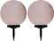 vidaXL Solarlampen 2 st LED rond 40 cm RGB