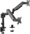 Gembird MA-DA2P-01 - Dubbele monitorarm met gasveer - Geschikt voor 2x 32