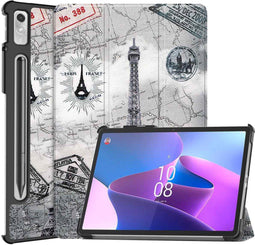 imoshion Tablet Hoes - Geschikt voor Lenovo Tab P11 Pro (2nd gen) - Design Trifold Bookcase - Parijs