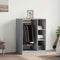 vidaXL - Kledingkast - 77x48x102 - cm - bewerkt - hout - grijs - sonoma - eikenkleurig