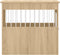 vidaXL - Hondenbench - 64,5x80x71 - cm - bewerkt - hout - sonoma - eikenkleurig