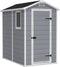 Keter Manor 46 Tuinhuis - 130x192x198cm - Grijs