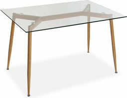 Tafel Versa Rebecka 80 x 75 x 120 cm Transparant (80 x 75 x 120 cm)