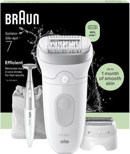 Braun Silk·épil 7 - Wet & Dry Epilator - MicroGrip Technologie - Zilver