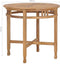 vidaXL - Eettafel - Ã80 - cm - massief - teakhout