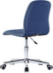 vidaXL - Eetkamerstoelen - 2 - st - stof - blauw