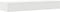 vidaXL - Lade - voor - Bed - in - Wit - 120x36,5x16,5 - cm - Gemaakt - van - Houtvezelplaat
