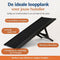 Ceruzo Hondenloopplank - Verstelbaar - Inklapbaar 34-53 cm - Hondentrap - Zwart