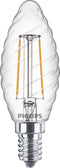 Philips LED Kaars Transparant - 25 W - E14 - warmwit licht