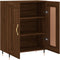 vidaXL - Dressoir - 69,5x34x90 - cm - bewerkt - hout - bruin - eikenkleur