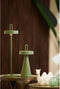 Light&living - oplaadbare tafellamp - voor binnen en buiten - LED Ø13x47 cm - AMPEHA Olijfgroen