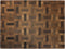 End-Grain Cutting Board - The Maze - Oak & Walnut - 40 x 30 cm