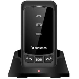 Sunstech CELT25BK - Mobiele Telefoon voor Bejaarden - 2,4” QVGA - Zwart