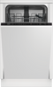 Beko BDIS15N22 - Inbouwvaatwasser - 45 cm breed 10 couverts 49 dB WaterSafe+™