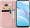 iMoshion Hoesje Geschikt voor Xiaomi Mi 10T Lite Hoesje Met Pasjeshouder - iMoshion Mandala Bookcase - Rosé Goud