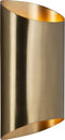 Atmooz - Wandlamp Arturo - G9 - Woonkamer / Slaapkamer - Kleur : Goud Brons - Hoogte : 25cm - Metaal