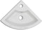 vidaXL - Wastafel - met - overloop - 45x32x12,5 - cm - keramiek - goudkleurig