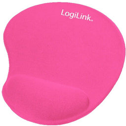 LogiLink ID0027P - Muismat met gel polssteun - Ergonomisch - Pink